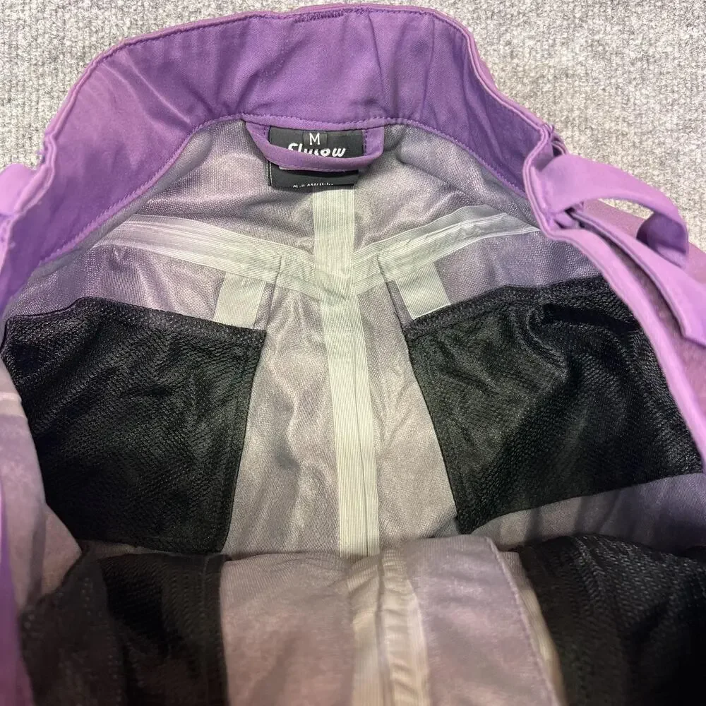 Flylow Snow Pants Womens Medium Purple Waterproof Ski Snowboard Zip Pockets - Picture 9 of 16